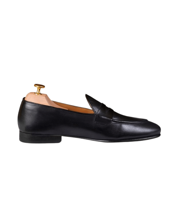 Classic apron penny loafer Black crust