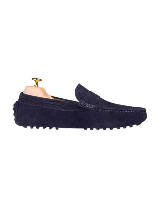 Suede loafer genuine leather