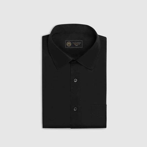 Black 100% giza cotton shirt