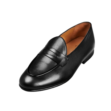 Classic apron penny loafer Black crust