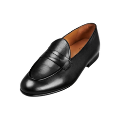 Classic apron penny loafer Black crust