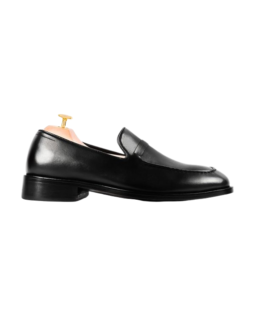 Classic apron loafer black crust