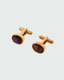 Gomed(onyx) gemstone cufflinks