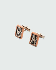 Initals brass cufflinks